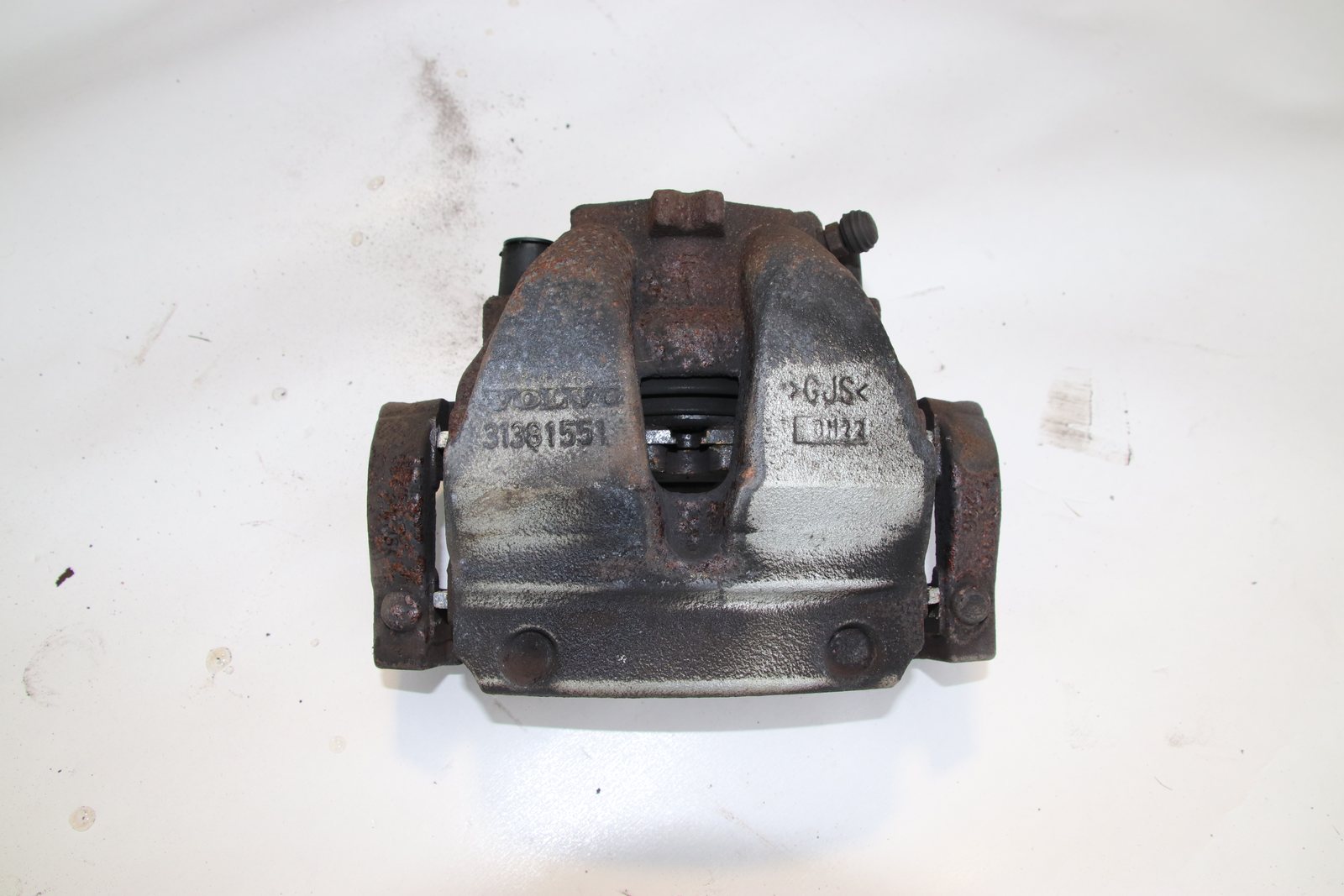 Left front brake caliper with carrier