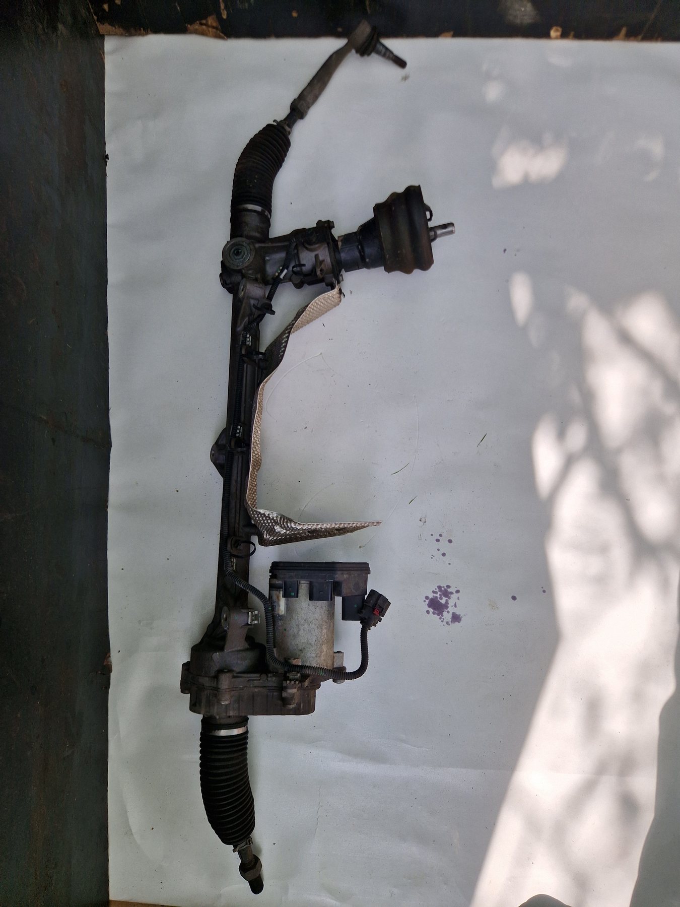 Electric steering rack